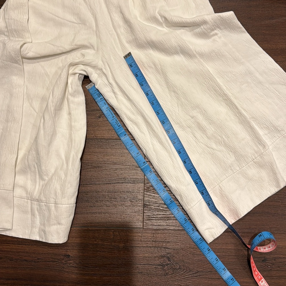 Greylin Strapless Jumpsuit, lined, side zipper in Linen/cotton blend in EUC - Picture 10 of 13